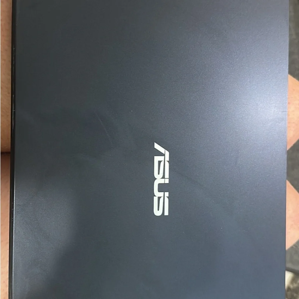 ASUS Black Slim Laptop with Intel Processor and Thin Bezels